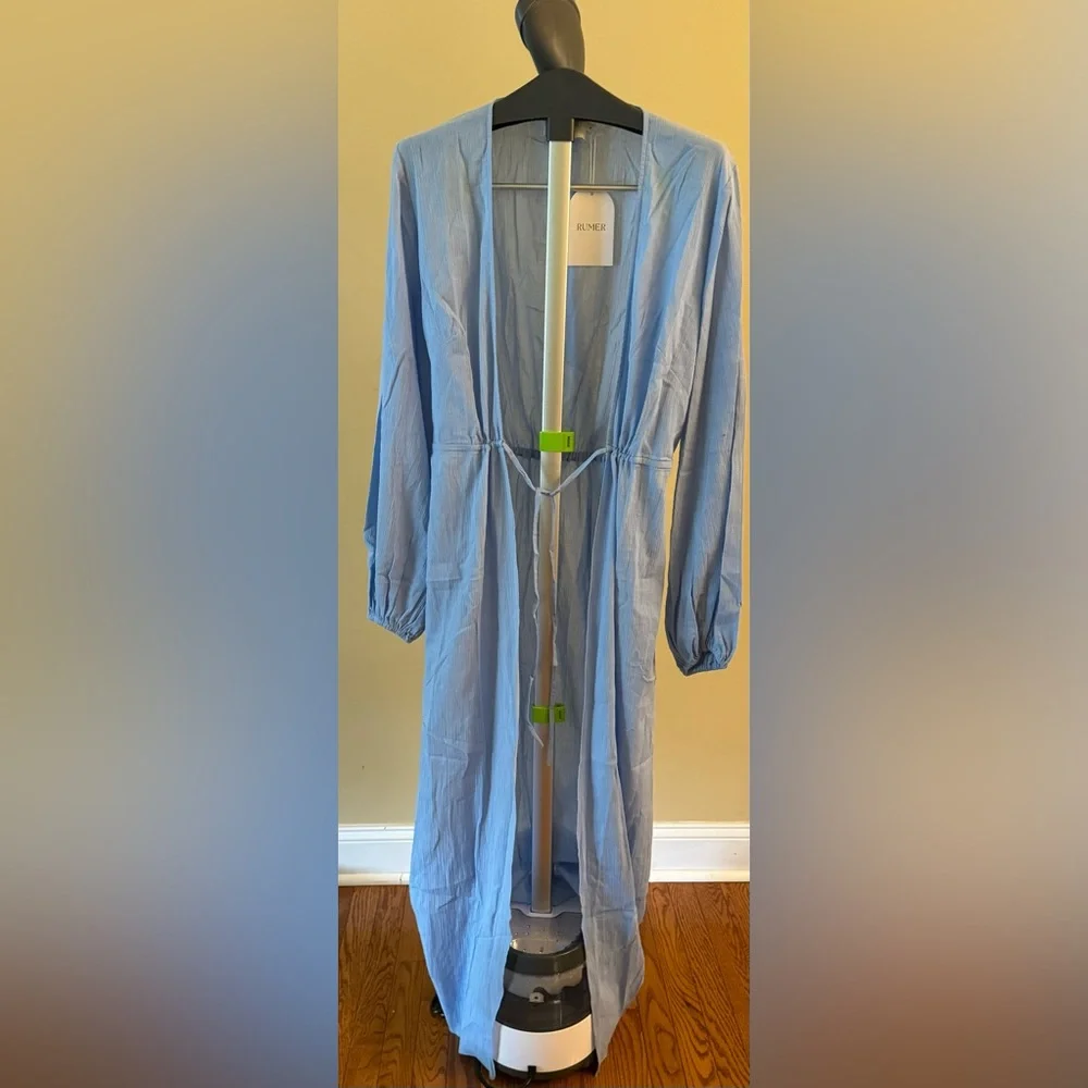 REVOLVE RUMER Small NWT Camille Duster Blue - Picture 5 of 6